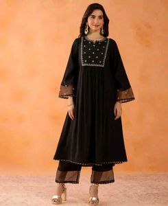 Elegant Black Kurta Set
