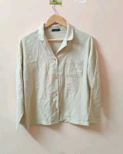 Korean Blazer Button Up Top