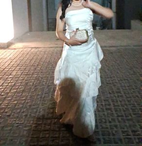 savana elegant White Dress