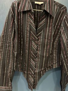 Black Shirt With Lining