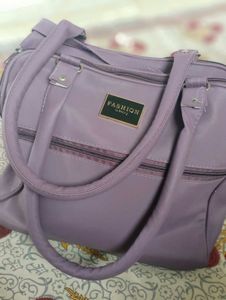 A Lavender Colour Satchel Bag