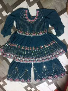 Elegant Kurta Set blue