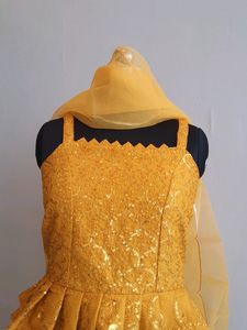 Yellow Suit With Sarara Pant &amp; Dupatta |