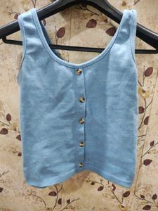 Women Contrast Top And Shorts Set