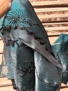 Jimmy Choo Saree Peacock Green