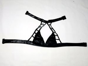 (32)Leather Lingerie Set