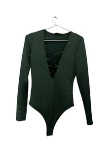 Forever 21 Olive Green Bodysuit
