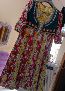 Colourful Kurti Anarkali Style