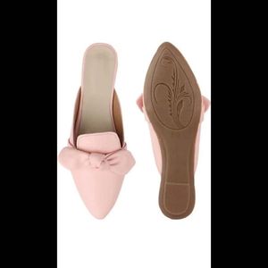 Pink Bow Flats