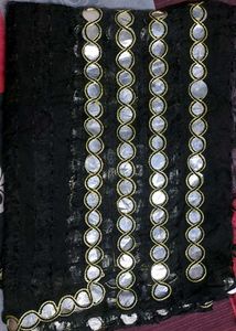 Black Mirror Work Dupatta