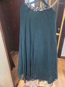 Embroidered skirt crop top &amp; Shrug