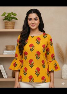 Flared Sleeves Top