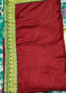 New Beautiful Saree, Embroidery Work Unstitched Bl