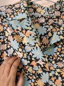 Super Awsm Floral Button Down Dress