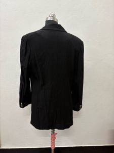 Black Blazer with Gold Buttons