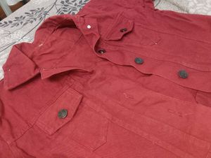 Red Denim Jacket