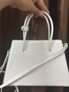 MANGO white Handbag