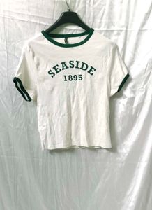 Women Typographic Print Tshirt