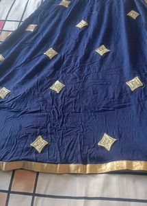 Navy Blue Dress Material