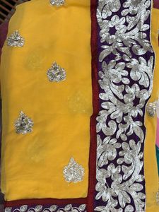 pure chiffon saree
