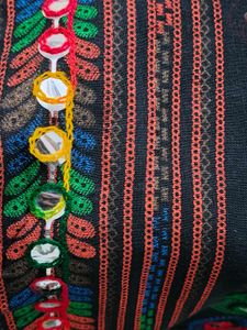 Black Mirror Work Rajasthani Dupatta