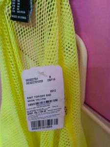 Neon Mesh Top
