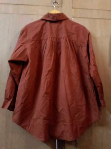 Vintage Rust Button-Down Shirt