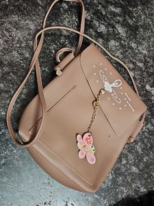 Cute 2 In One Backpack With Sling Bag