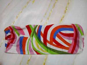 (959]Retro Colorful Abstract Tube Top
