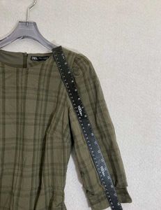 Zara Plaid Mini Dress