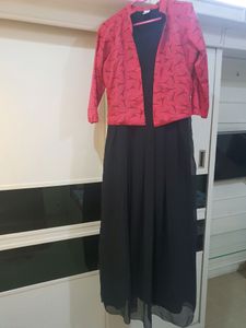 Indo-Western Black Maxi dress