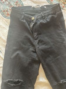 Zara Black Denim Jeans