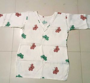 Cute Butterfly Print Top