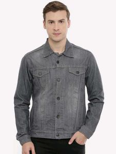 Cinocci Gray Denim Jacket