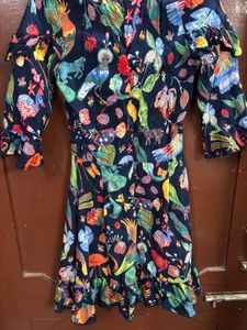 Colorful Print Mini Dress