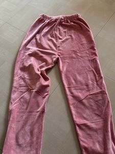 Pink Velvet Hoodie &amp; Pants Set