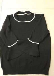 korean crop Black Top