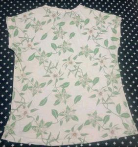 Floral Print Graphic Tee