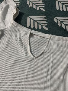 Mango Basics Ribbed Top