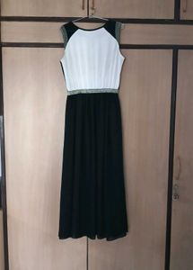 PRICE DROP-Black And White Party Dress