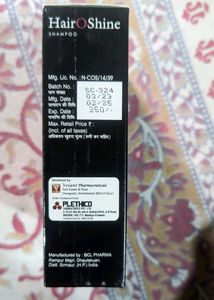 HairOShine Shampoo with Biotin for Dandruff free,