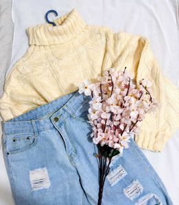 🎁Buy2 Get2 Free Oversized Crop Sweater ()