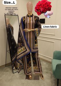 Stylish Turkish Co-ord Set with Dupatta