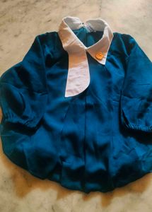 Blue Peter Pan Collar Top