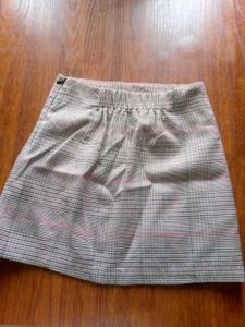 Checked Mini Skirt