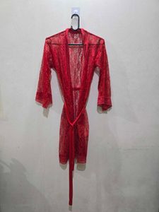 Red Lace Robe