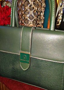 Kris Bella Green Handbag