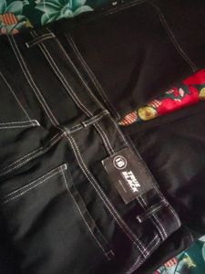 Jet Black Trending Baggy Pants