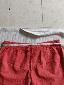 SHORT COTTON PANT/TROUSER