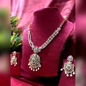 AD, Cz Necklace Set